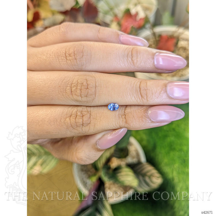 0.36 Ct. Blue Sapphire from Ceylon (Sri Lanka)