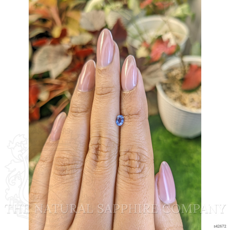 0.39 Ct. Blue Sapphire from Ceylon (Sri Lanka)