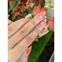 0.35 Ct. Blue Sapphire from Ceylon (Sri Lanka) Life Style