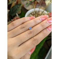 0.35 Ct. Blue Sapphire from Ceylon (Sri Lanka) Life Style