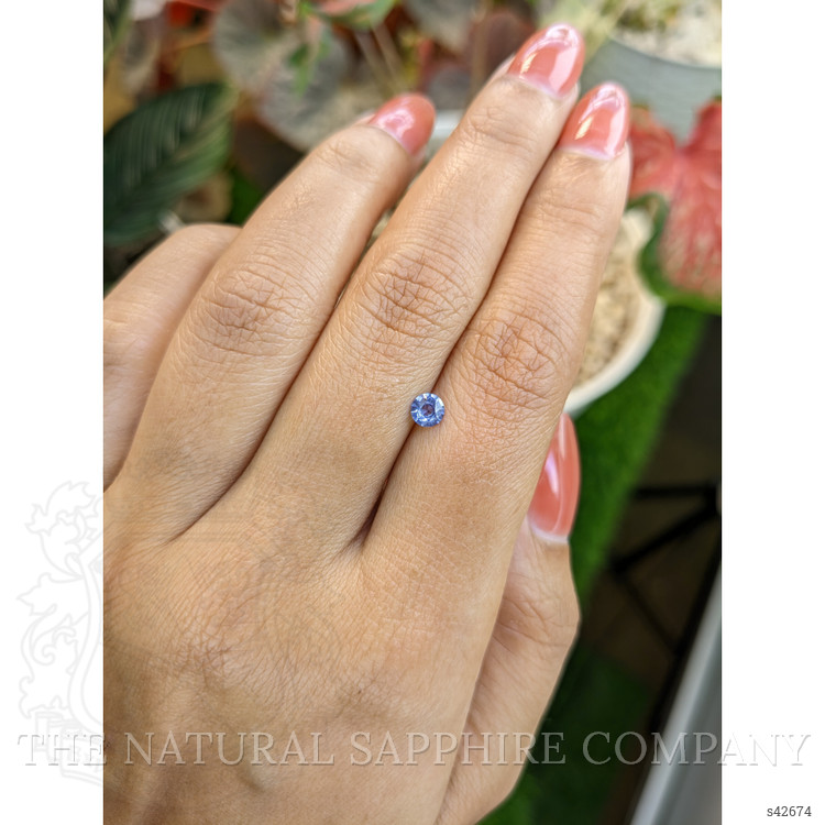 0.35 Ct. Blue Sapphire from Ceylon (Sri Lanka)