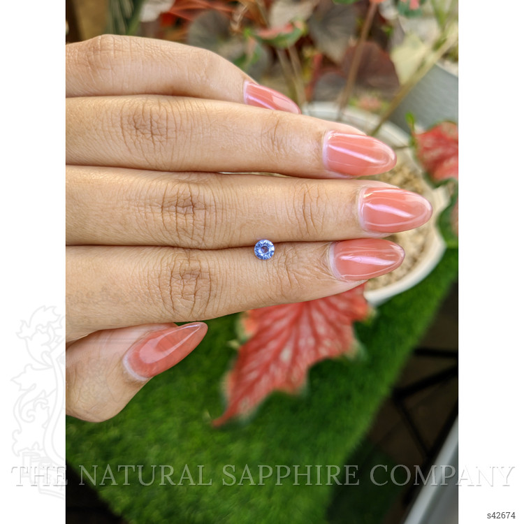 0.35 Ct. Blue Sapphire from Ceylon (Sri Lanka)