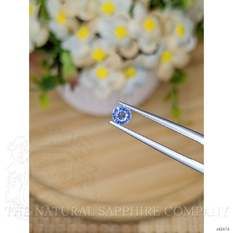 0.35 Ct. Blue Sapphire from Ceylon (Sri Lanka)