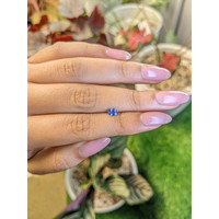 0.35 Ct. Blue Sapphire from Ceylon (Sri Lanka) Life Style