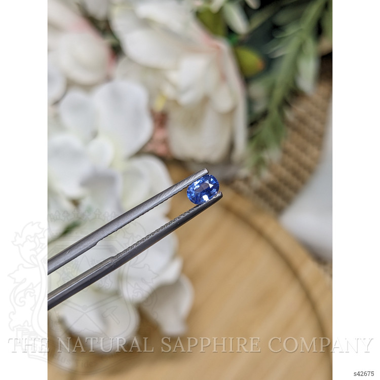 0.35 Ct. Blue Sapphire from Ceylon (Sri Lanka)