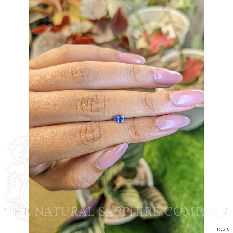 0.46 Ct. Blue Sapphire from Ceylon (Sri Lanka)