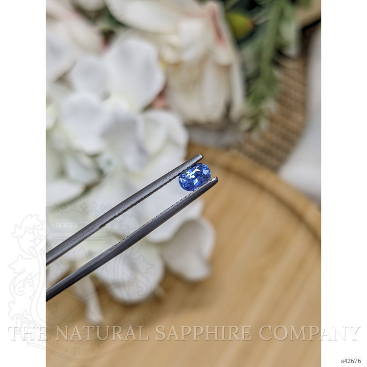 0.46 Ct. Blue Sapphire from Ceylon (Sri Lanka)
