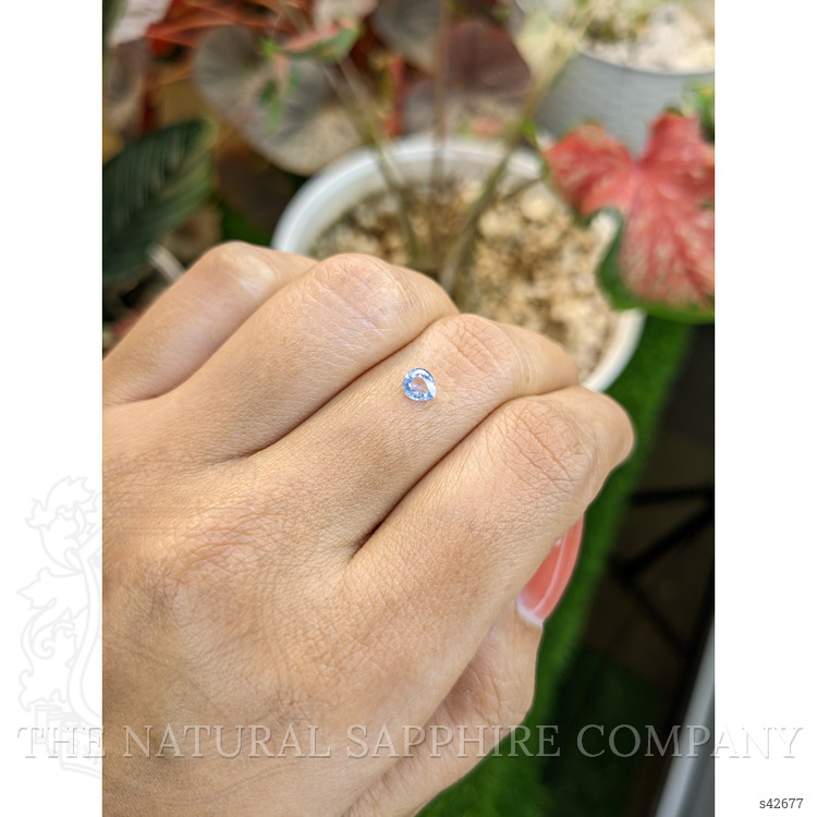 0.30 Ct. Blue Sapphire from Ceylon (Sri Lanka)