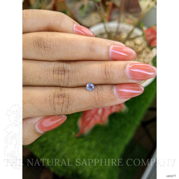 0.30 Ct. Blue Sapphire from Ceylon (Sri Lanka)