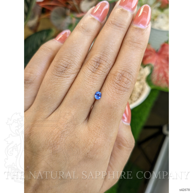 0.34 Ct. Blue Sapphire from Ceylon (Sri Lanka)
