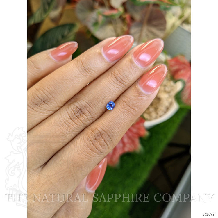 0.34 Ct. Blue Sapphire from Ceylon (Sri Lanka)