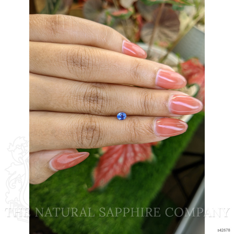 0.34 Ct. Blue Sapphire from Ceylon (Sri Lanka)