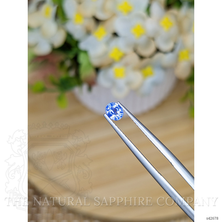 0.34 Ct. Blue Sapphire from Ceylon (Sri Lanka)