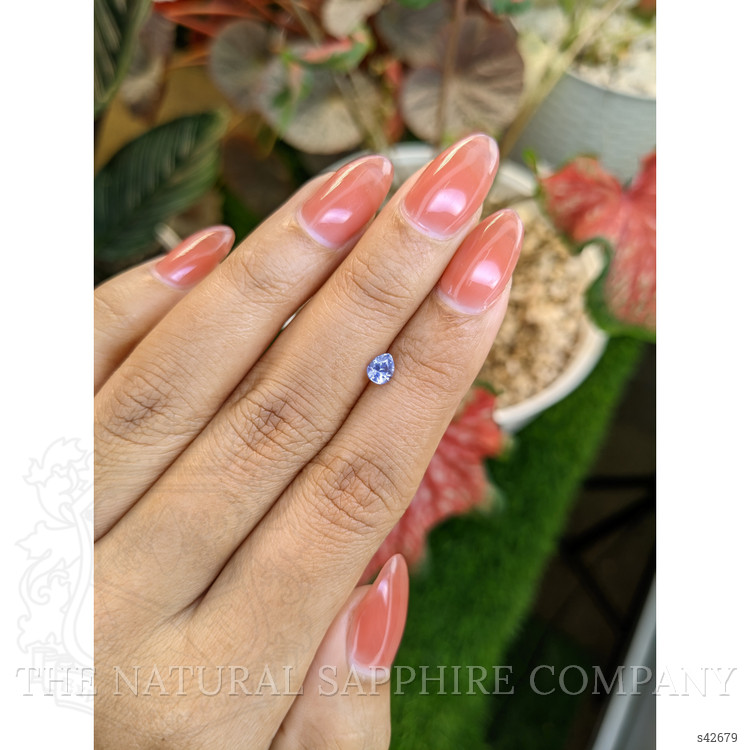0.43 Ct. Blue Sapphire from Ceylon (Sri Lanka)