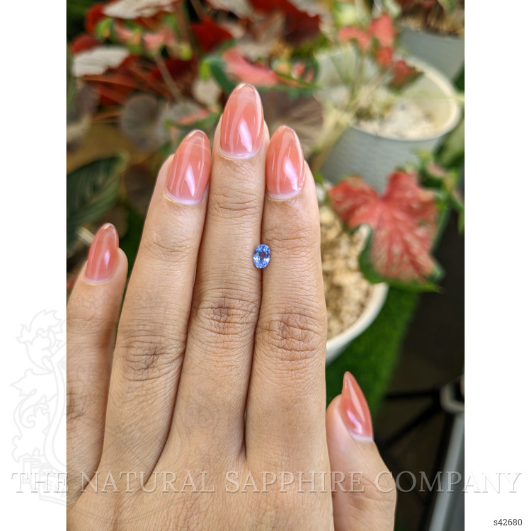 0.51 Ct. Blue Sapphire from Ceylon (Sri Lanka)