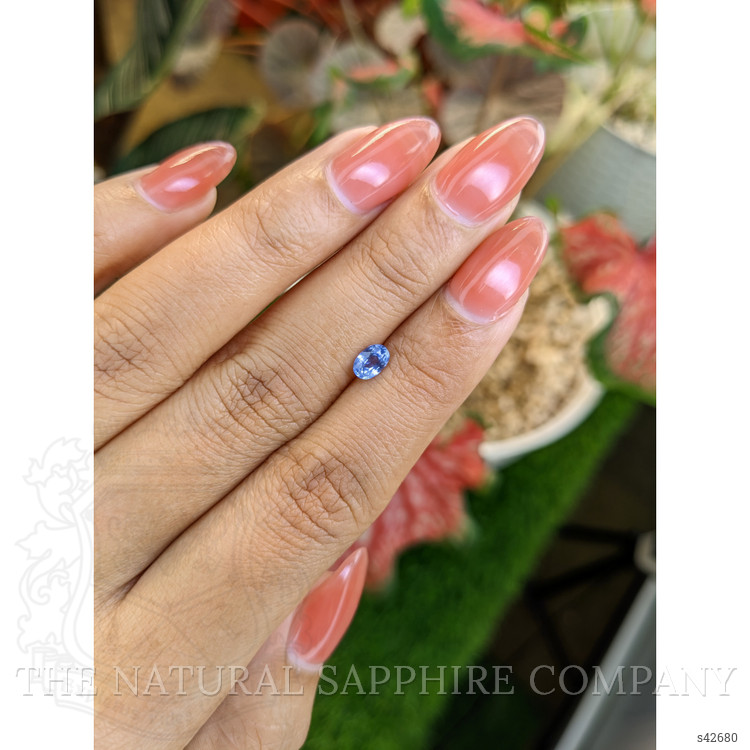 0.51 Ct. Blue Sapphire from Ceylon (Sri Lanka)