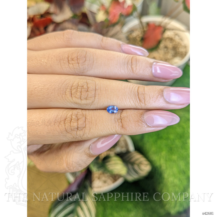 0.35 Ct. Blue Sapphire from Ceylon (Sri Lanka)
