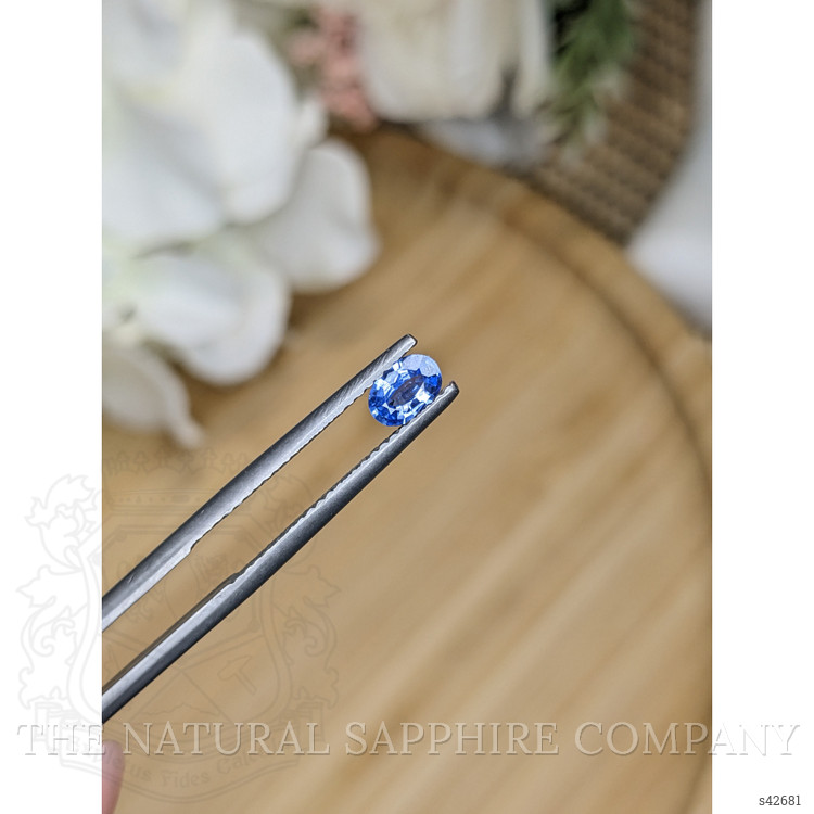 0.35 Ct. Blue Sapphire from Ceylon (Sri Lanka)