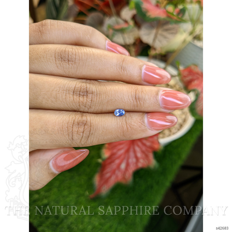 0.35 Ct. Blue Sapphire from Ceylon (Sri Lanka)