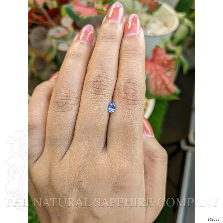 0.35 Ct. Blue Sapphire from Ceylon (Sri Lanka)