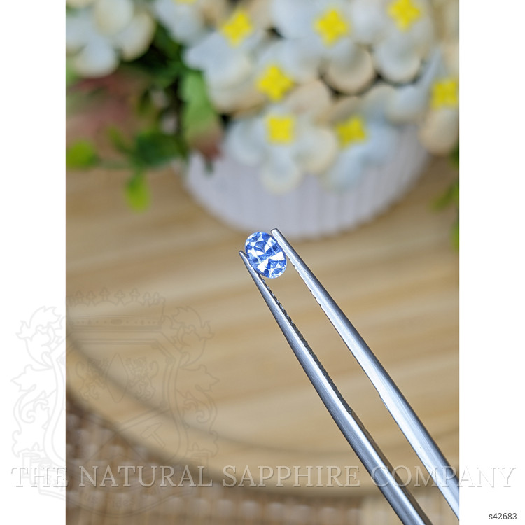 0.35 Ct. Blue Sapphire from Ceylon (Sri Lanka)