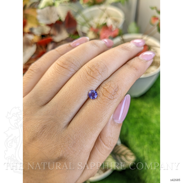 0.70 Ct. Purple Sapphire from Ceylon (Sri Lanka)