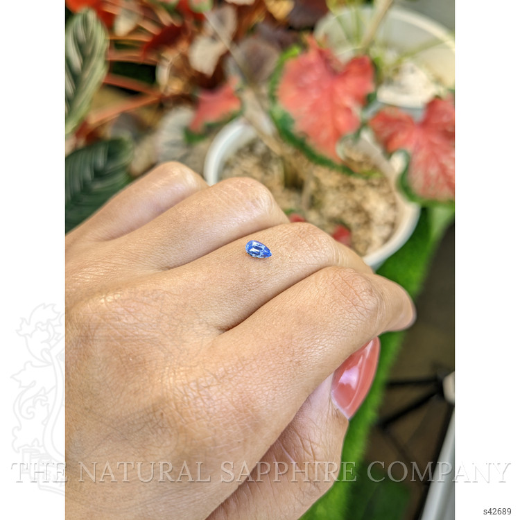 0.37 Ct. Blue Sapphire from Ceylon (Sri Lanka)