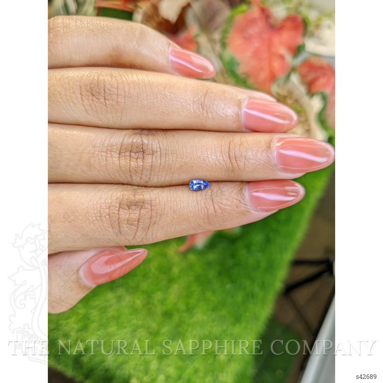 0.37 Ct. Blue Sapphire from Ceylon (Sri Lanka)