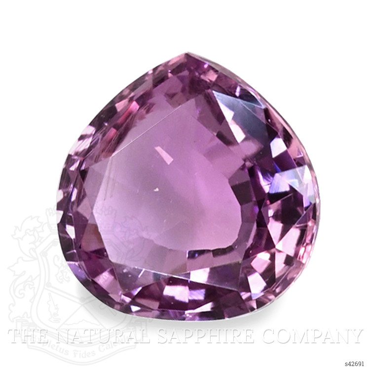 0.58 Ct. Purplish Pink Sapphire from Ceylon (Sri Lanka)
