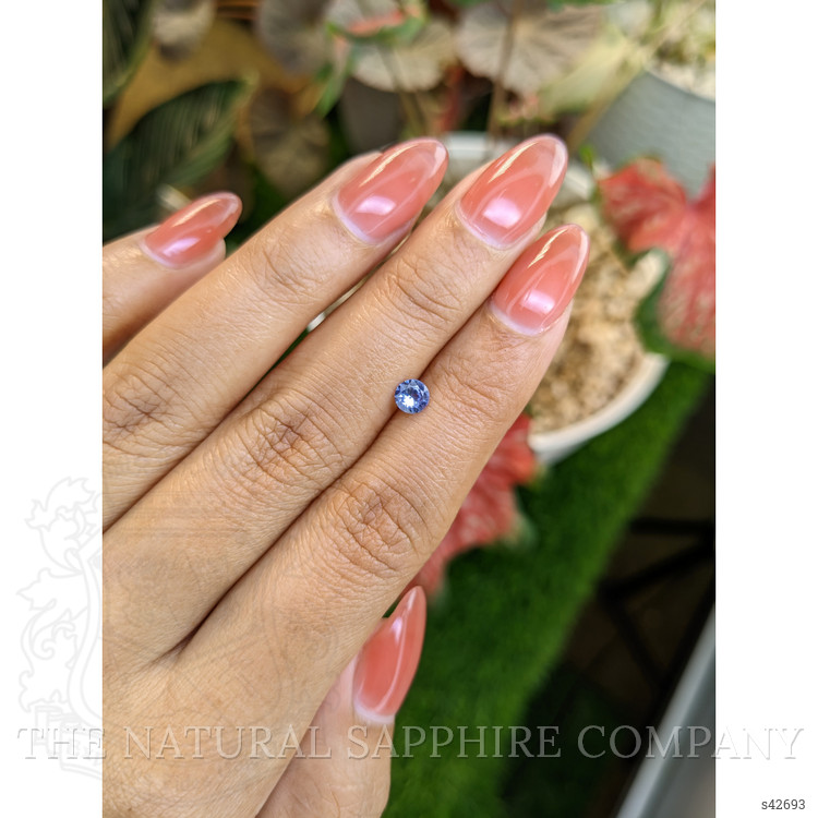 0.36 Ct. Blue Sapphire from Ceylon (Sri Lanka)