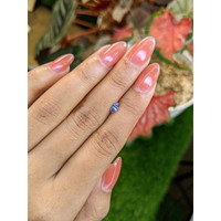 0.36 Ct. Blue Sapphire from Ceylon (Sri Lanka) Life Style