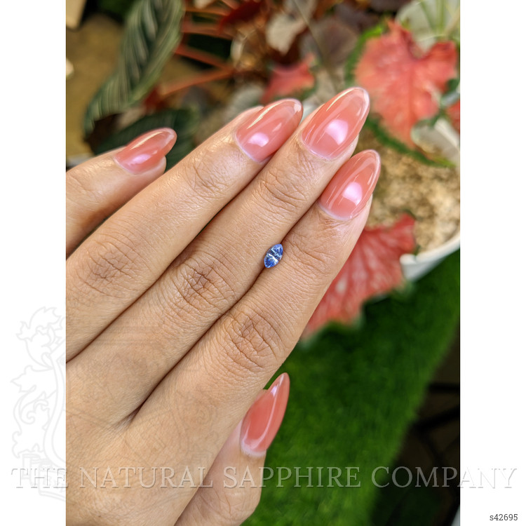 0.36 Ct. Blue Sapphire from Ceylon (Sri Lanka)