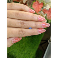 0.36 Ct. Blue Sapphire from Ceylon (Sri Lanka) Life Style