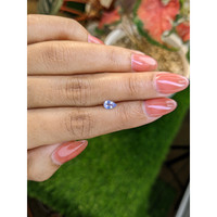 0.39 Ct. Violet Sapphire from Ceylon (Sri Lanka) Life Style