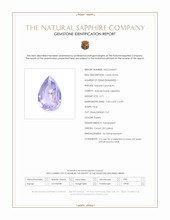 0.71 Ct. Purple Sapphire from Ceylon (Sri Lanka) Scan Report