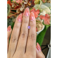 0.60 Ct. Pinkish Purple Sapphire from Ceylon (Sri Lanka) Life Style