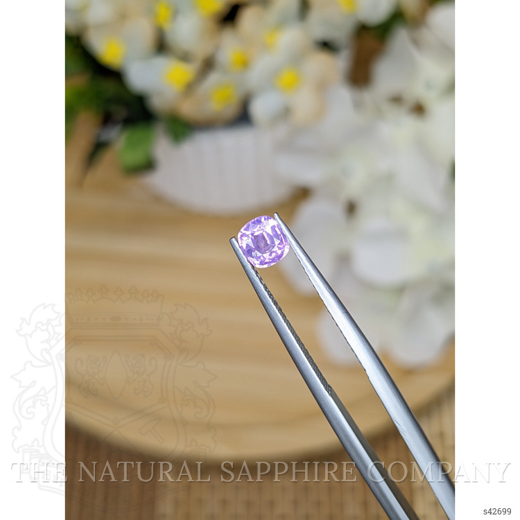 0.60 Ct. Pinkish Purple Sapphire from Ceylon (Sri Lanka)