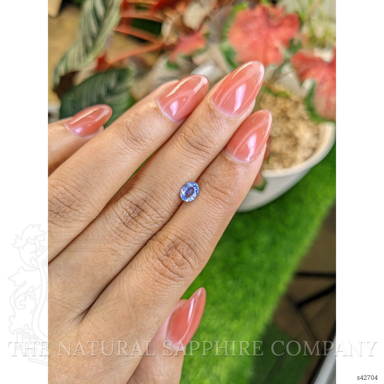 0.56 Ct. Blue Sapphire from Ceylon (Sri Lanka)