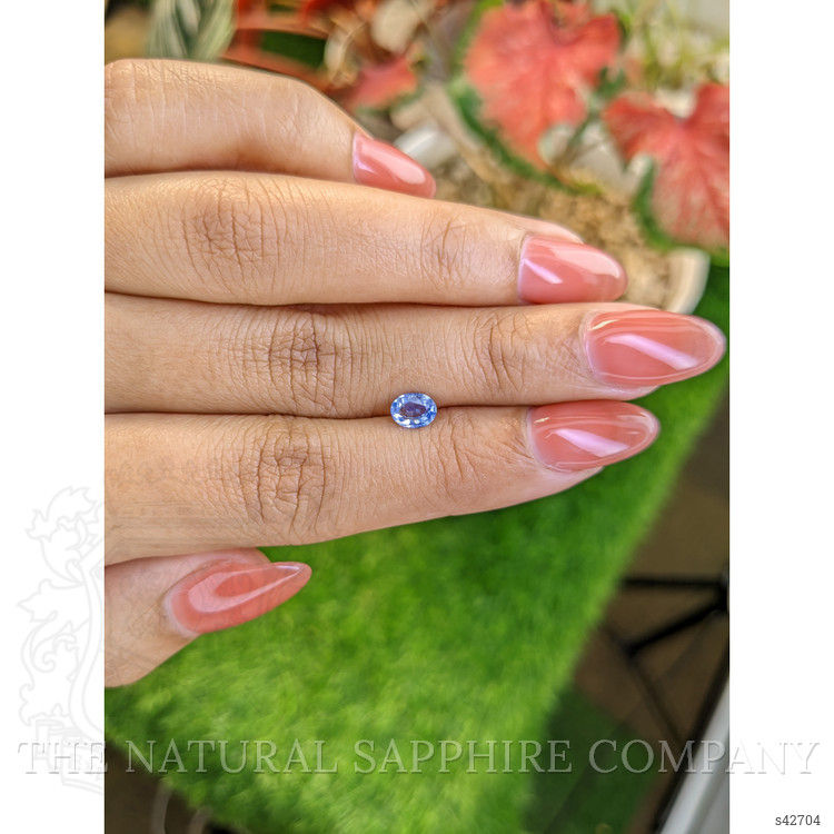 0.56 Ct. Blue Sapphire from Ceylon (Sri Lanka)