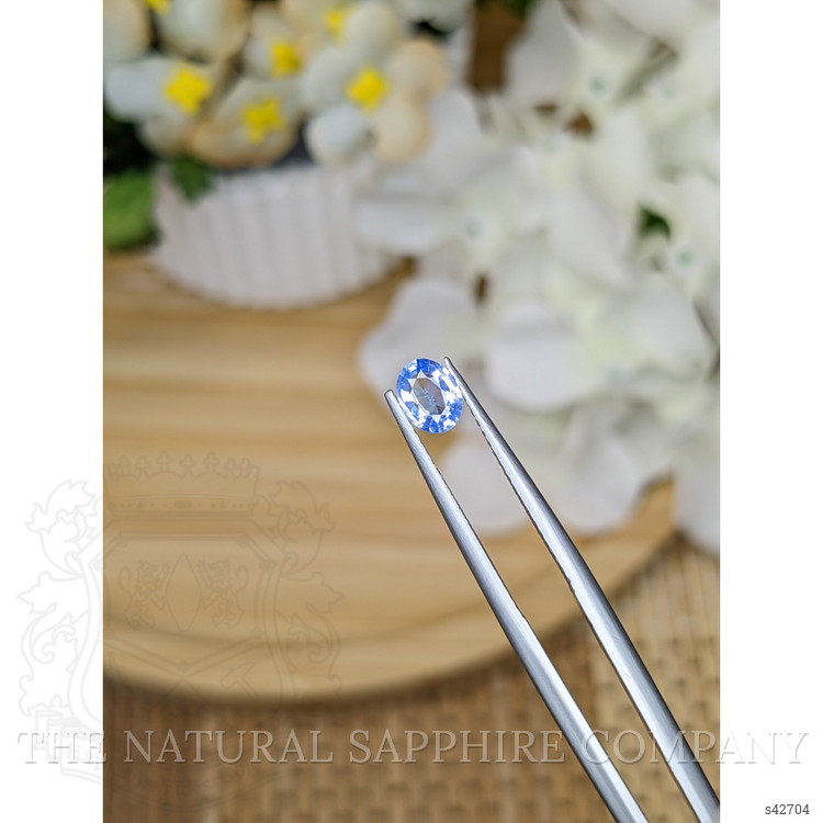 0.56 Ct. Blue Sapphire from Ceylon (Sri Lanka)