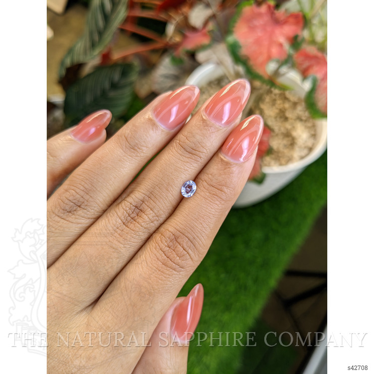 0.36 Ct. Violet Sapphire from Ceylon (Sri Lanka)
