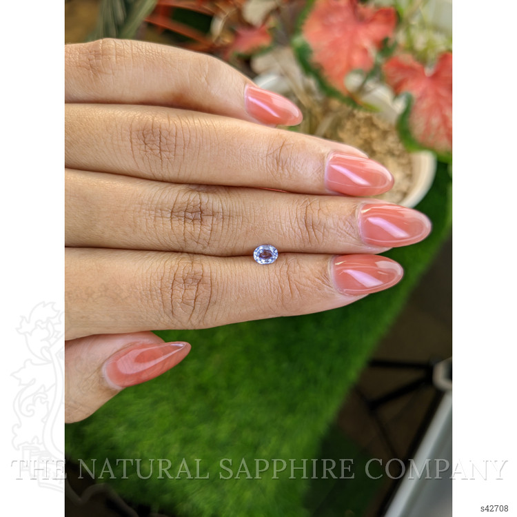 0.36 Ct. Violet Sapphire from Ceylon (Sri Lanka)