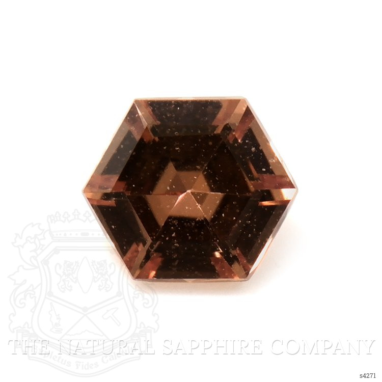 0.24 Ct. Peach Sapphire from Ceylon (Sri Lanka)