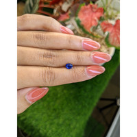 0.82 Ct. Blue Sapphire from Ceylon (Sri Lanka) Life Style