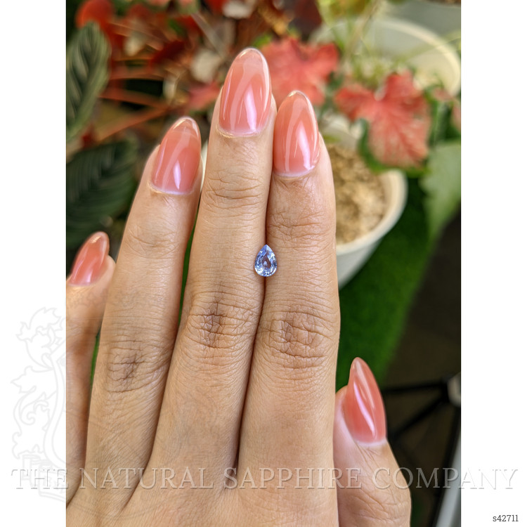 0.57 Ct. Blue Sapphire from Ceylon (Sri Lanka)