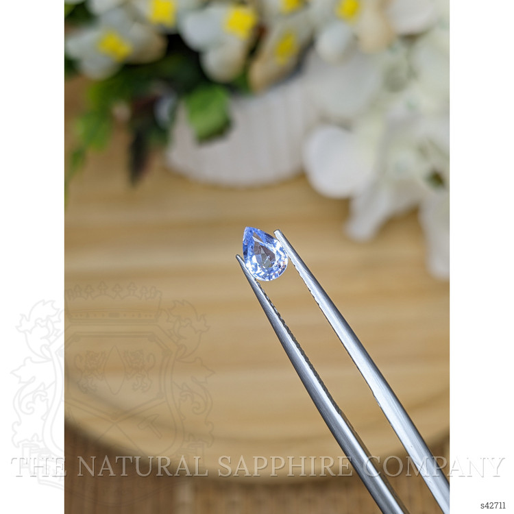 0.57 Ct. Blue Sapphire from Ceylon (Sri Lanka)