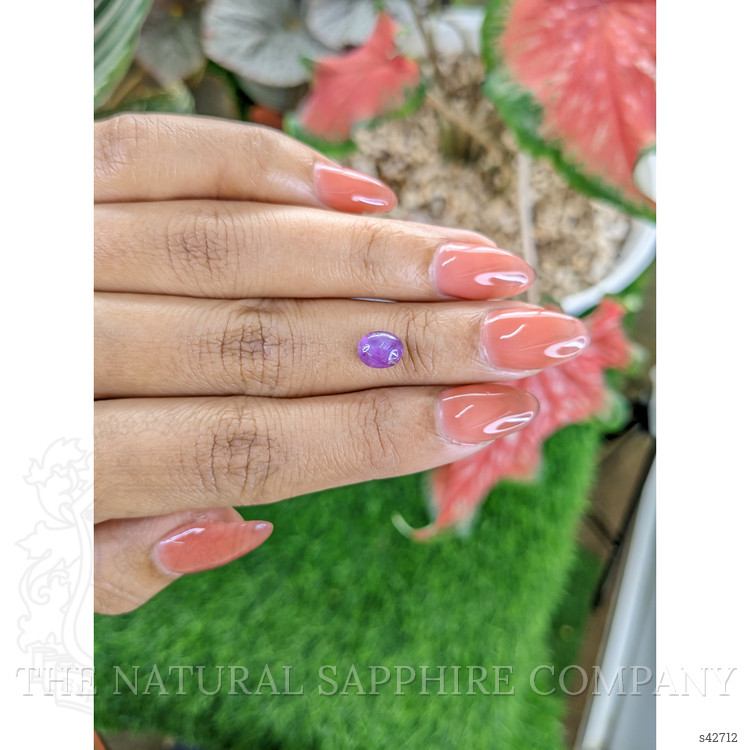 1.43 Ct. Pinkish Purple Star Sapphire from Ceylon (Sri Lanka)