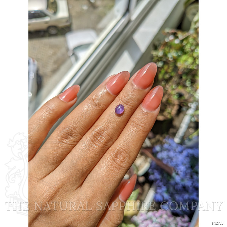 1.15 Ct. Purple Star Sapphire from Ceylon (Sri Lanka)