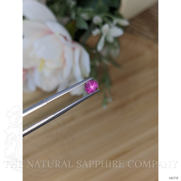 1.10 Ct. Pink Star Sapphire from Ceylon (Sri Lanka)