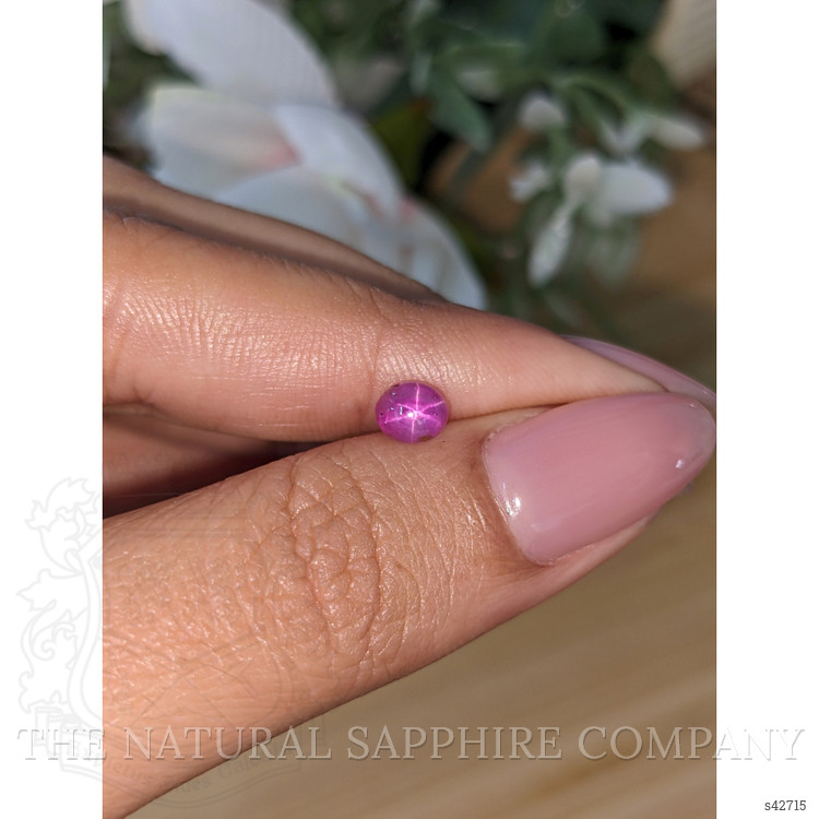 1.10 Ct. Pink Star Sapphire from Ceylon (Sri Lanka)